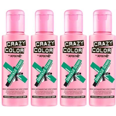 Crazy Color Set 4 53 EMERALD GREEN 100 Ml. Produits capillaires Crazy Color Set 4 53 EMERALD GREEN 100 Ml. Produits capillaires