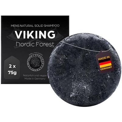 Meduna Viking Nordic Forest Shampooing pour cheveux solide Parfum pin Savon pour cheveux à l'huile de coco bio et beurre de karité Cosmétique naturelle Shampoing sans silicone pour tous les types de Meduna Viking Nordic Forest Shampooing pour cheveux solide Parfum pin Savon pour cheveux à l'huile de coco bio et beurre de karité Cosmétique naturelle Shampoing sans silicone pour tous les types de