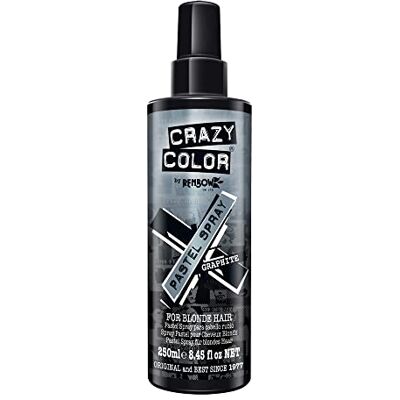 Crazy Color PASTEL SPRAY GRAPHITE FOR BLONDE HAIR Crazy Color PASTEL SPRAY GRAPHITE FOR BLONDE HAIR
