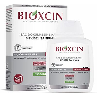BIOXCIN Shampoing anti-chute pour tous types de cheveux Shampooing naturel unisexe pour cheveux normaux et secs (300 ml) Avec BIOCOMPLEX B11 & Liposomes Renforce et prévient la chute des cheveux BIOXCIN Shampoing anti-chute pour tous types de cheveux Shampooing naturel unisexe pour cheveux normaux et secs (300 ml) Avec BIOCOMPLEX B11 & Liposomes Renforce et prévient la chute des cheveux