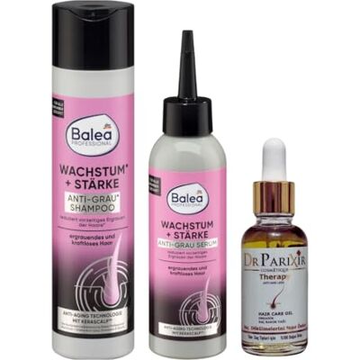 dr parixir cosmetique Balea Sérum capillaire anti-gris 150 ml + shampooing anti-gris Balea Croissance + huile de soin des cheveux Dr Parixir anti-chute Sérum anti-chute dr parixir cosmetique Balea Sérum capillaire anti-gris 150 ml + shampooing anti-gris Balea Croissance + huile de soin des cheveux Dr Parixir anti-chute Sérum anti-chute