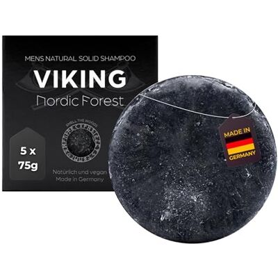 Meduna Viking Nordic Forest Shampooing pour cheveux solide Parfum pin Savon pour cheveux à l'huile de coco bio et beurre de karité Cosmétique naturelle Shampoing sans silicone pour tous les types de Meduna Viking Nordic Forest Shampooing pour cheveux solide Parfum pin Savon pour cheveux à l'huile de coco bio et beurre de karité Cosmétique naturelle Shampoing sans silicone pour tous les types de