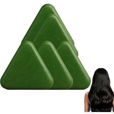 XUSHAOLUN Barre de shampooing Nature Triangle, shampooing au savon vert Nature Seven, lavage capillaire antipelliculaire pour la croissance des cheveux et le contrôle de l'huile, amélioration frisottis (5PCS) XUSHAOLUN Barre de shampooing Nature Triangle, shampooing au savon vert Nature Seven, lavage capillaire antipelliculaire pour la croissance des cheveux et le contrôle de l'huile, amélioration frisottis (5PCS)