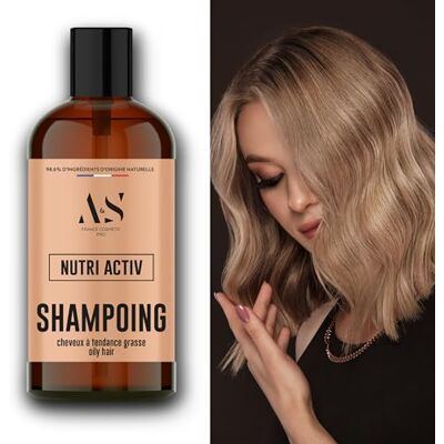 SLT SMART'N HIGT-TECH NUTRI ACTIV Shampoing PROFESSIONNEL 200ML formule unique pour cheveux à tendance grasse, pellicules et/ou sans volume. Dédié aux cheveux et cuirs chevelus sensibles et à tendance grasse. SLT SMART'N HIGT-TECH NUTRI ACTIV Shampoing PROFESSIONNEL 200ML formule unique pour cheveux à tendance grasse, pellicules et/ou sans volume. Dédié aux cheveux et cuirs chevelus sensibles et à tendance grasse.