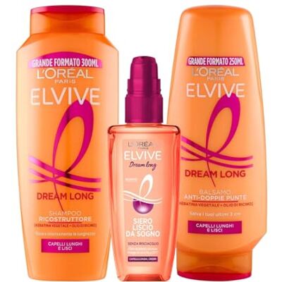 L'ORÉAL L'oreal Paris Elvive Soin Cheveux Shampooing Et Baume (Dream Long Sérum + Shampooing + Baume) L'ORÉAL L'oreal Paris Elvive Soin Cheveux Shampooing Et Baume (Dream Long Sérum + Shampooing + Baume)