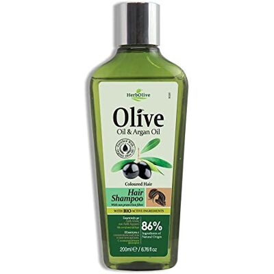 Herbolive Shampooing pour cheveux colorés à l'huile d'argan 200 ml / 40247 Herbolive Shampooing pour cheveux colorés à l'huile d'argan 200 ml / 40247