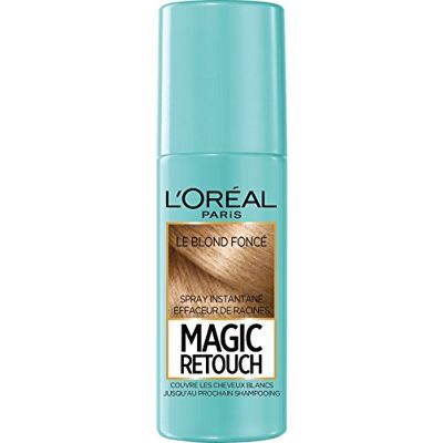 L'Oreal Paris L’Oréal Paris Paris Spray Instantané Correcteur de Racines & Cheveux Blancs Magic Retouch Blond Foncé 75 ml L'Oreal Paris L’Oréal Paris Paris Spray Instantané Correcteur de Racines & Cheveux Blancs Magic Retouch Blond Foncé 75 ml