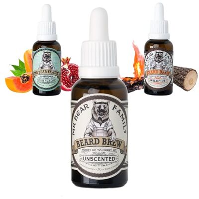 Mr Bear Family Hommes Entretien de la barbe Huile hydratante à l’huile de jojoba & d’argan Soin barbe 30 ml Mr Bear Family Hommes Entretien de la barbe Huile hydratante à l’huile de jojoba & d’argan Soin barbe 30 ml