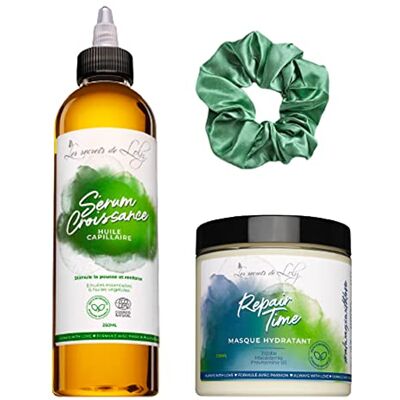 roseraie Coffret Sérum Time Pack 1 Repair Time 230 ml + 1 Sérum De Croissance 250 ml + 1 Chouchou De Couleur Aléatoire Offert roseraie Coffret Sérum Time Pack 1 Repair Time 230 ml + 1 Sérum De Croissance 250 ml + 1 Chouchou De Couleur Aléatoire Offert