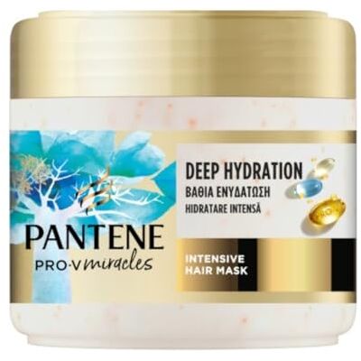 Pantene Pro-V Masque capillaire intensif hydratant avec biotine 300 ml Soin intensif Pro-V Miracles pour cheveux secs Cheveux plus doux dès la première utilisation Convient pour un usage Pantene Pro-V Masque capillaire intensif hydratant avec biotine 300 ml Soin intensif Pro-V Miracles pour cheveux secs Cheveux plus doux dès la première utilisation Convient pour un usage