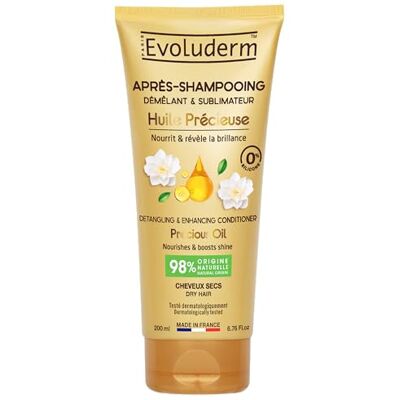 Evoluderm Après-Shampoing Démêlant & Sublimateur Huile Précieuse 200 ml 98% d'Origine Naturelle Végan Fabrication Française Evoluderm Après-Shampoing Démêlant & Sublimateur Huile Précieuse 200 ml 98% d'Origine Naturelle Végan Fabrication Française