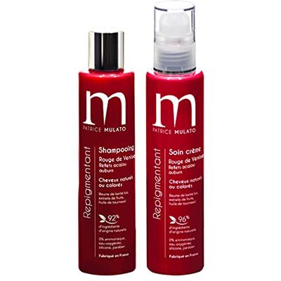 Nano Cosmetics Mulato Kit Duo Rouge De Venise Shampooing et Soin Repigmentant Rouge De Venise Made In France Nano Cosmetics Mulato Kit Duo Rouge De Venise Shampooing et Soin Repigmentant Rouge De Venise Made In France