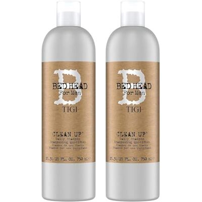 TIGI Bed Head For Men Tween Duo Clean Up It Shampoings 2 x 750 ml TIGI Bed Head For Men Tween Duo Clean Up It Shampoings 2 x 750 ml