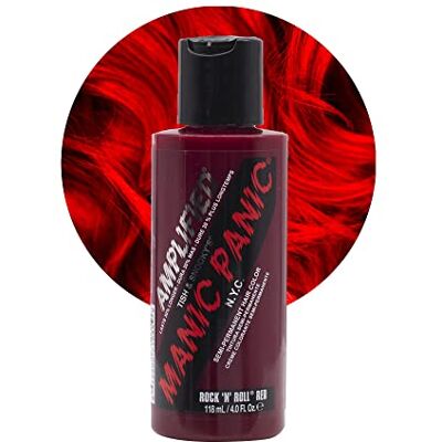 Manic Panic Rock N Roll Crème Amplifiée, Vegan, Sans cruauté, Teinture Capillaire Semi Permanente 118ml Manic Panic Rock N Roll Crème Amplifiée, Vegan, Sans cruauté, Teinture Capillaire Semi Permanente 118ml