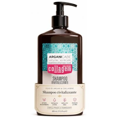 Arganicare Shampoing Énergisant au Collagène Soin Cheveux fins, dévitalisés et sans volume Flacon 400 ml Arganicare Shampoing Énergisant au Collagène Soin Cheveux fins, dévitalisés et sans volume Flacon 400 ml