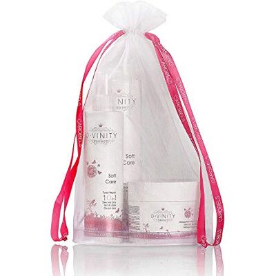 D VINITY D.VINITY Kit Beauté Soft Care Pack Cadeau pour Femme Shampoing, Masque Après-shampoing sans Rinçage Cheveux sensibles, Sans Parabins ni Silicones D VINITY D.VINITY Kit Beauté Soft Care Pack Cadeau pour Femme Shampoing, Masque Après-shampoing sans Rinçage Cheveux sensibles, Sans Parabins ni Silicones