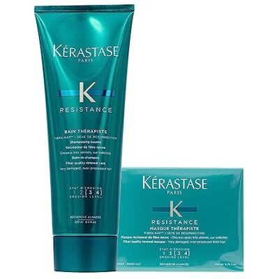 KÉRASTASE Kerastase Resistance Therapiste Shampoo250ml Mask 200ml KÉRASTASE Kerastase Resistance Therapiste Shampoo250ml Mask 200ml