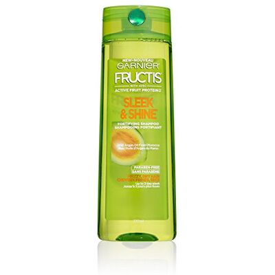 Garnier Fructis Sleek & Shine Shampooing pour cheveux frisés, secs et rebelles 350 ml 350 ml Garnier Fructis Sleek & Shine Shampooing pour cheveux frisés, secs et rebelles 350 ml 350 ml