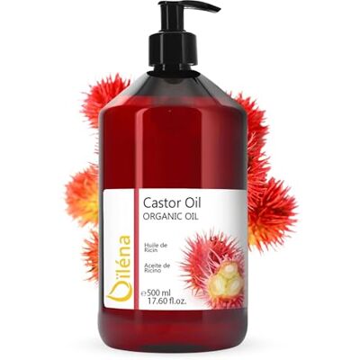 Oïléna Huile de Ricin 100% Naturelle Stimule la Croissance Cheveux, Cils, Barbe, Ongles Hydratant Visage/Corps Soin Capillaire et Barbe Sérum Anti-chute, Transparent, 100 ml Oïléna Huile de Ricin 100% Naturelle Stimule la Croissance Cheveux, Cils, Barbe, Ongles Hydratant Visage/Corps Soin Capillaire et Barbe Sérum Anti-chute, Transparent, 100 ml