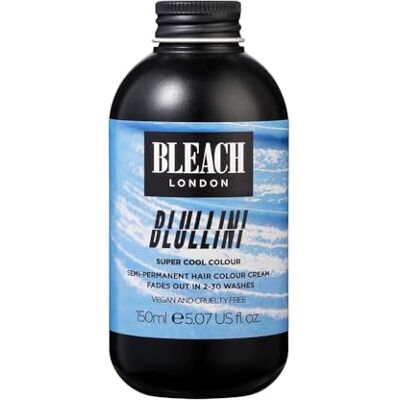 Bleach London Blullini Colour Coloration capillaire semi-permanente – Vegan, sans cruauté envers les animaux, teinture temporaire vibrante pour cheveux, 150 ml Bleach London Blullini Colour Coloration capillaire semi-permanente – Vegan, sans cruauté envers les animaux, teinture temporaire vibrante pour cheveux, 150 ml