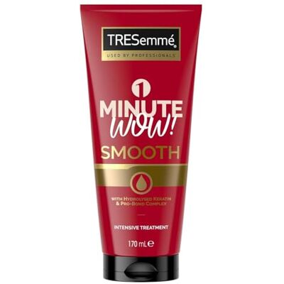 TRESemmé 1min WOW! Lisse Kératine Traitement réparateur intensif pour cheveux, 170 ml TRESemmé 1min WOW! Lisse Kératine Traitement réparateur intensif pour cheveux, 170 ml