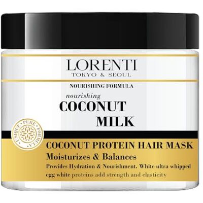 LORENTI TOKYO & SEOUL Masque capillaire au lait de coco 500 ml Masque capillaire au lait de coco Cure réparatrice pour cheveux cassants, secs et abîmés Soin des cheveux LORENTI TOKYO & SEOUL Masque capillaire au lait de coco 500 ml Masque capillaire au lait de coco Cure réparatrice pour cheveux cassants, secs et abîmés Soin des cheveux