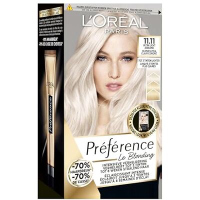 L’Oréal Paris Préférence Cool 11.11 coloration pour cheveux - coloration pour cheveux L’Oréal Paris Préférence Cool 11.11 coloration pour cheveux - coloration pour cheveux