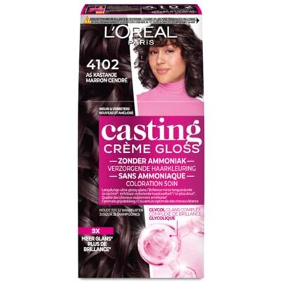 L'ORÉAL Casting Cream Gloss Hair Coloring 4102 Mother of Pearl Maroon L'ORÉAL Casting Cream Gloss Hair Coloring 4102 Mother of Pearl Maroon