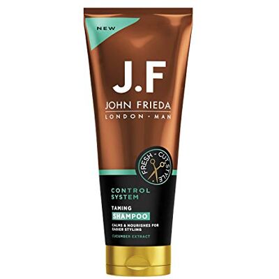 John Frieda Man JF Man Control System Shampooing domptant pour cheveux épais et indisciplinés 250 ml John Frieda Man JF Man Control System Shampooing domptant pour cheveux épais et indisciplinés 250 ml