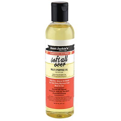 Aunt Jackie's C&C Flaxseed Soft All Over Multi-Prpose Oil 237 ml Aunt Jackie's C&C Flaxseed Soft All Over Multi-Prpose Oil 237 ml
