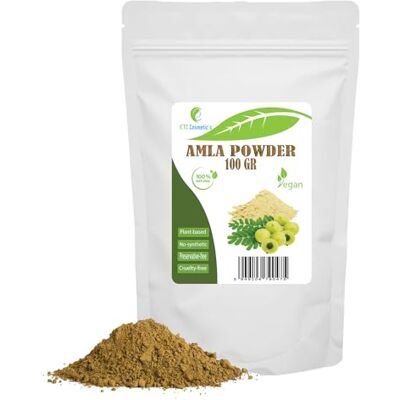 ETC Cosmetic`s Amla poudre 100 gr lutte contre la chute des cheveux, les pellicules et le vieillissement prématuré ETC Cosmetic`s Amla poudre 100 gr lutte contre la chute des cheveux, les pellicules et le vieillissement prématuré