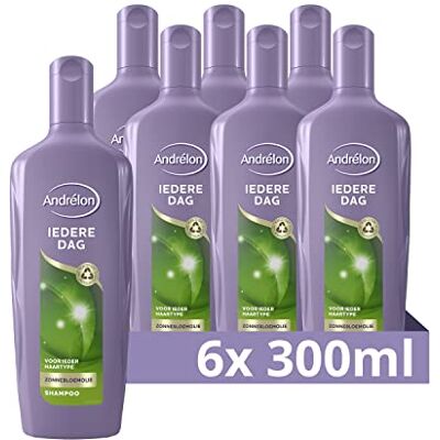 Andrelon Andrélon Chaque jour Shampoing, soin pour tous les types de cheveux 6 x 300 ml Pack économique Andrelon Andrélon Chaque jour Shampoing, soin pour tous les types de cheveux 6 x 300 ml Pack économique
