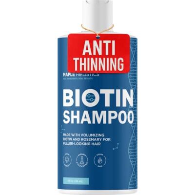 maple holistics Shampooing pour la croissance Biotine cheveux Formule B-Complex pour la perte de cheveux Supprime Dht Pour Thicker Fuller Hair Anti pelliculaire Formule avec l'huile d'arbre zinc extrait de thé Huile de Jojoba Huile d'Argan pour les femmes maple holistics Shampooing pour la croissance Biotine cheveux Formule B-Complex pour la perte de cheveux Supprime Dht Pour Thicker Fuller Hair Anti pelliculaire Formule avec l'huile d'arbre zinc extrait de thé Huile de Jojoba Huile d'Argan pour les femmes