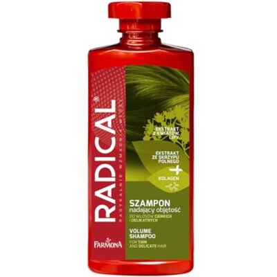 Farmona Radical shampooing soin ciblé pour cheveux en quête de volume et de douceur pour nettoyer et densifier avec formule équilibrée Farmona Radical shampooing soin ciblé pour cheveux en quête de volume et de douceur pour nettoyer et densifier avec formule équilibrée