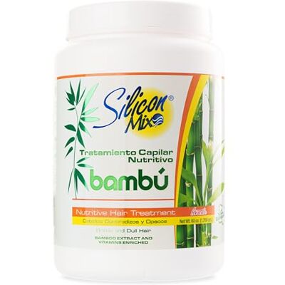 Silicon Mix Traitement capillaire en bambou Unisexe 1700 g Nutrition et réparation intensive pour cheveux abîmés ou cassants Silicon Mix Traitement capillaire en bambou Unisexe 1700 g Nutrition et réparation intensive pour cheveux abîmés ou cassants