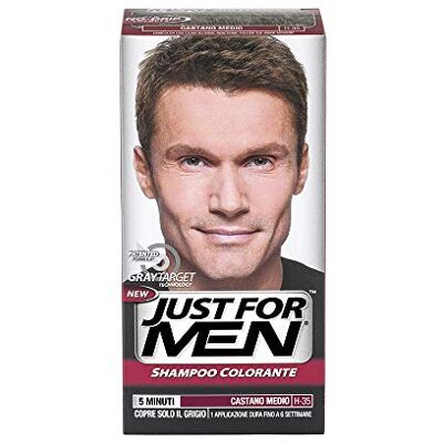 Just for men 3 x Shampooing Colorant Châtain Moyen Naturel Just for men 3 x Shampooing Colorant Châtain Moyen Naturel