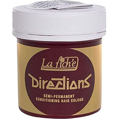 La Riche 2 X Directions Semi-Permanent Hair Color 88ml Tubs Vermillion Red La Riche 2 X Directions Semi-Permanent Hair Color 88ml Tubs Vermillion Red