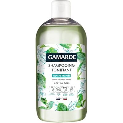 Gamarde Shampoing Tonifiant Menthe Poivrée Cheveux Gras Bio 500 ml Gamarde Shampoing Tonifiant Menthe Poivrée Cheveux Gras Bio 500 ml