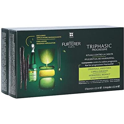 Rene Furterer Furterer Triphasic Progressive Ritual Lot de 8 traitements anti-chute de cheveux 5,5 ml Rene Furterer Furterer Triphasic Progressive Ritual Lot de 8 traitements anti-chute de cheveux 5,5 ml
