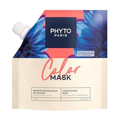 Phyto Paris Mini Masque Prolongateur de Couleur Masque Cheveux Colorés et Méchés pour Prolonger l'Éclat Peptides de Riz, Tanins de Tara et Huile de Karanja Soin Capillaire Brillance Cheveux Phyto Paris Mini Masque Prolongateur de Couleur Masque Cheveux Colorés et Méchés pour Prolonger l'Éclat Peptides de Riz, Tanins de Tara et Huile de Karanja Soin Capillaire Brillance Cheveux