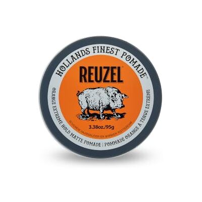 REUZEL Pommade Mat Extrême Orange pour Hommes, Fini Naturel 95g Keeps Styles Locked In All Day, Adds Fullness and Texture with No Greasy Shine, Washes Out Easily for All Hair Types, Vegan REUZEL Pommade Mat Extrême Orange pour Hommes, Fini Naturel 95g Keeps Styles Locked In All Day, Adds Fullness and Texture with No Greasy Shine, Washes Out Easily for All Hair Types, Vegan