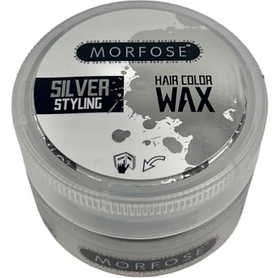 MORFOSE Cire de coloration pour cheveux, argent, 100 ml MORFOSE Cire de coloration pour cheveux, argent, 100 ml