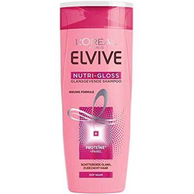 Elvive L'Oréal Nutri Gloss Lot de 6 shampoings brillants pour cheveux ternes 250 ml Elvive L'Oréal Nutri Gloss Lot de 6 shampoings brillants pour cheveux ternes 250 ml