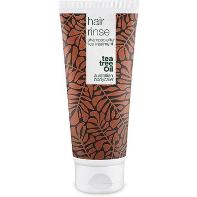Australian Bodycare Hair Rinse 200 ml Shampooing post-traitement contre les poux de tête Shampooing de traitement à l'huile d'arbre à thé avec huile d'arbre à thé 100 % pure Australian Bodycare Hair Rinse 200 ml Shampooing post-traitement contre les poux de tête Shampooing de traitement à l'huile d'arbre à thé avec huile d'arbre à thé 100 % pure