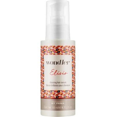 Professional By Fama Wondher Elisir Glossing Hair Sérum 100 ml Le sérum se caractérise par une formule vitale qui nourrit, adoucit, restaure et épaissit les cheveux Professional By Fama Wondher Elisir Glossing Hair Sérum 100 ml Le sérum se caractérise par une formule vitale qui nourrit, adoucit, restaure et épaissit les cheveux