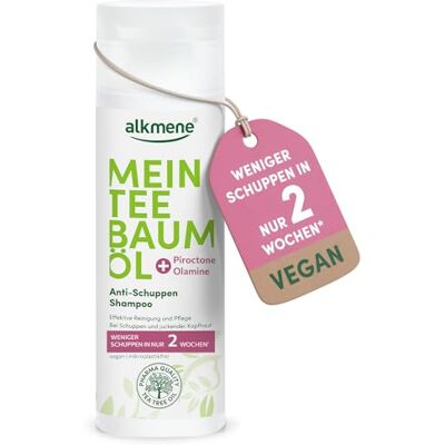 Alkmene Mon huile d'arbre à thé Shampooing anti-pelliculaire 200 ml Réduit les pellicules en 2 semaines Shampooing pour cuir chevelu sec Alkmene Mon huile d'arbre à thé Shampooing anti-pelliculaire 200 ml Réduit les pellicules en 2 semaines Shampooing pour cuir chevelu sec