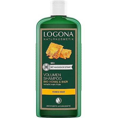 LOGONA Naturkosmetik Shampooing Volume Bière et Miel Bio LOGONA Naturkosmetik Shampooing Volume Bière et Miel Bio