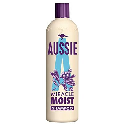 Aussie Miracle Moist Shampooing pour cheveux assoiffés 500 ml Aussie Miracle Moist Shampooing pour cheveux assoiffés 500 ml