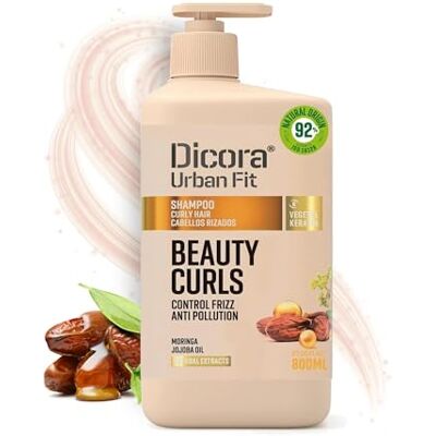 Dicora UrbanFit Dicora Urban Fit Shampooing Beauty Curls pour cheveux bouclés 800 ml, 800 ml, 1 Dicora UrbanFit Dicora Urban Fit Shampooing Beauty Curls pour cheveux bouclés 800 ml, 800 ml, 1
