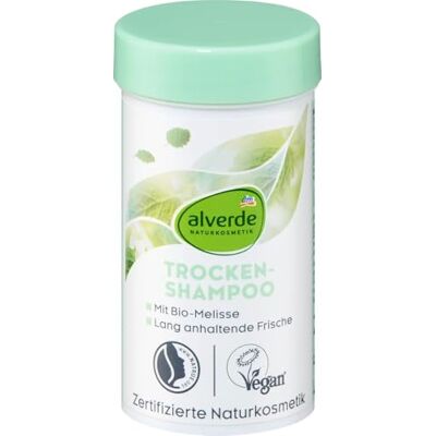 Alverde NATURKOSMETIK Shampooing sec spray cheveux gras extrait de mélisse 20ml Alverde NATURKOSMETIK Shampooing sec spray cheveux gras extrait de mélisse 20ml